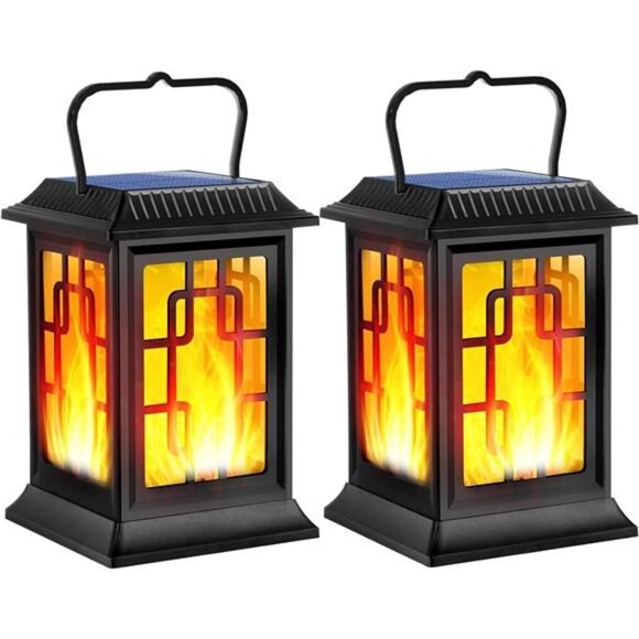Solar Lanterns Outdoor Waterproof Hanging Solar Lanterns Garden Lights Solar - Picture 1 of 8